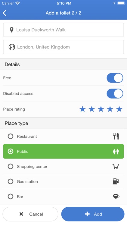 Toilet Finder