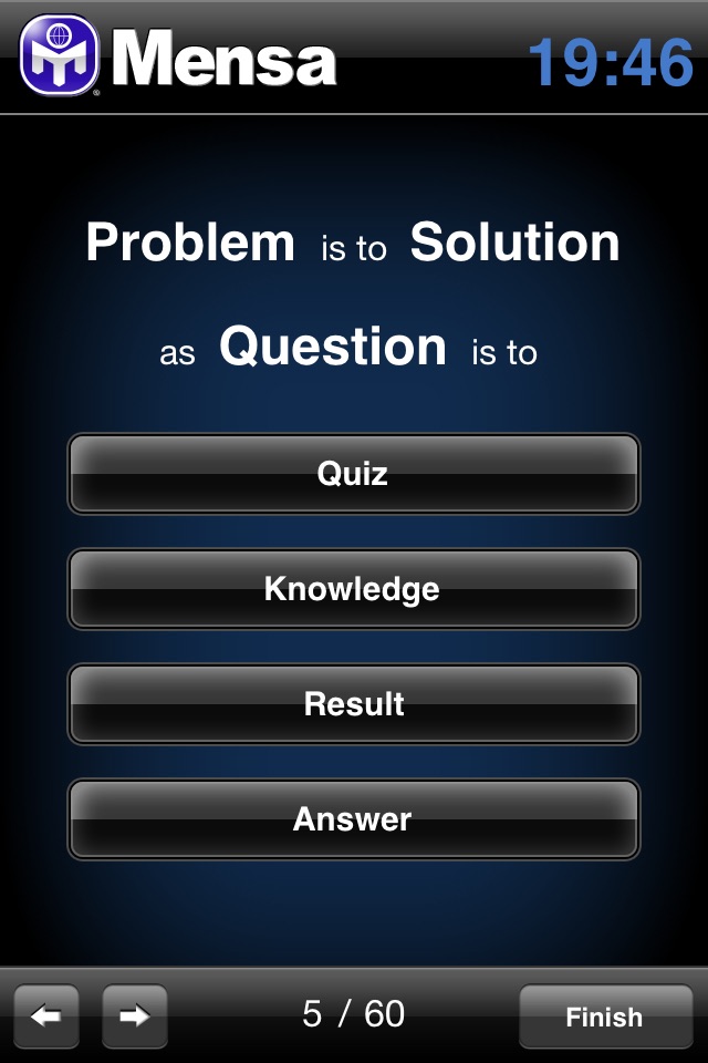 Mensa Brain Test screenshot 2