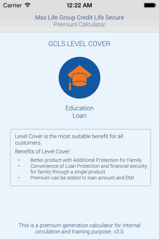 MaxLife GCLS Edu Premium Calc screenshot 2