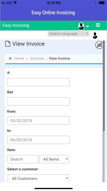 Easy Online Invoicing