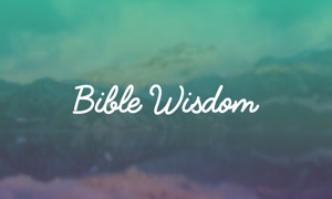 Bible Wisdom!