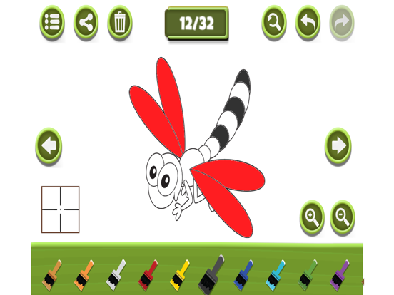 Insect Creative Coloring iPad screenshot