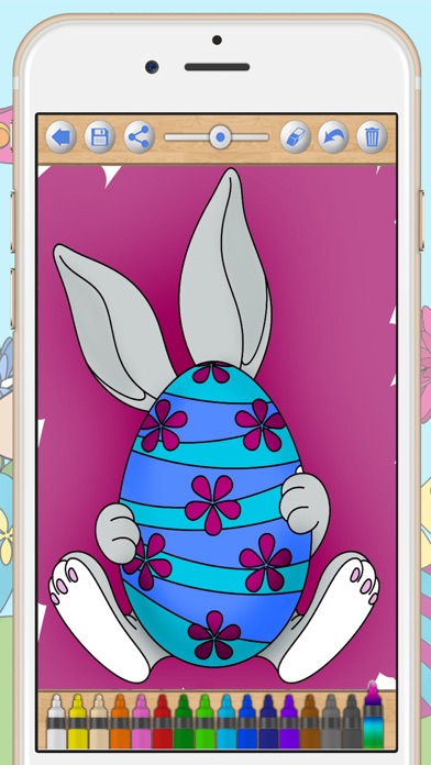 How to cancel & delete Easter Bunny Coloring Pages from iphone & ipad 2