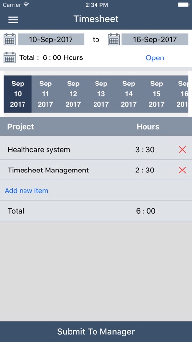 Odoo Timesheet Manager screenshot 3