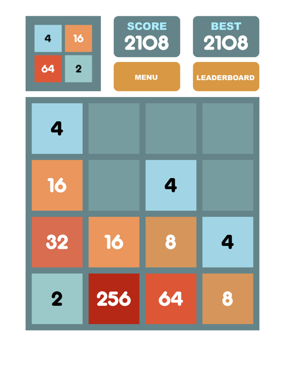 Screenshot #2 for 2048 Puzzle - Number Games