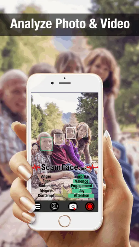 Scam face - emotion reader