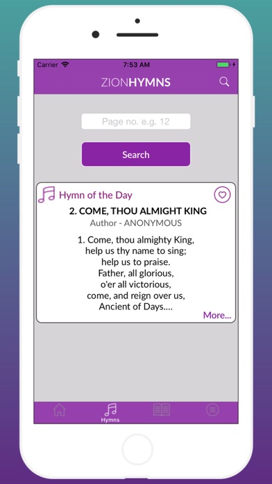 Zion Hymns screenshot 4