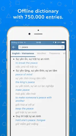 Game screenshot Vietnamese Dictionary Offline mod apk