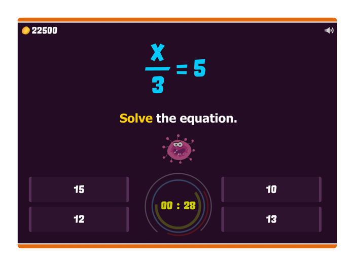 Solving Equations integers