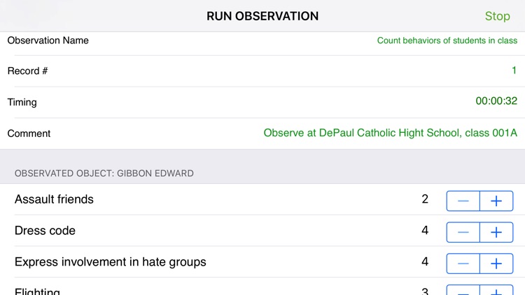 Behavior Observation Plus screenshot-3