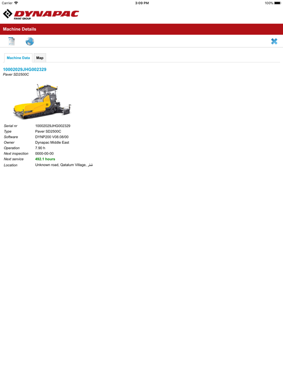 Screenshot #6 pour Dynapac Dyn@Link