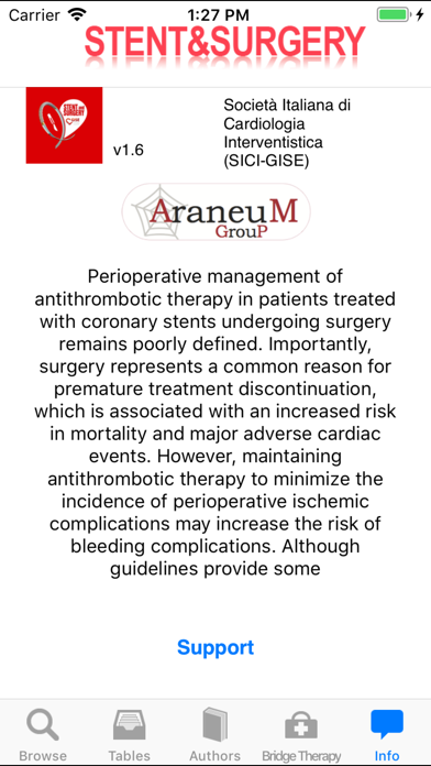 Stent & Surgery iPhone screenshot 5 - Medical app