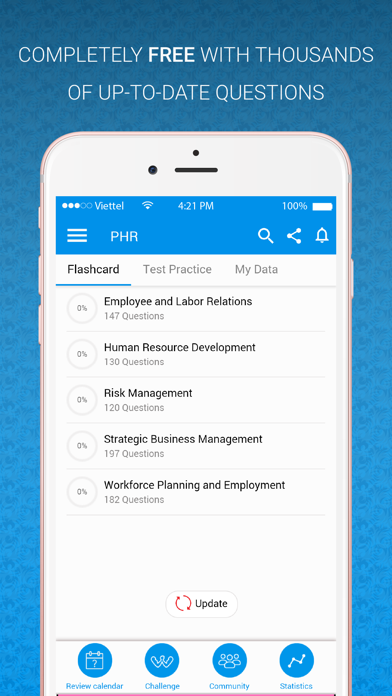 How to cancel & delete PHR Practice test from iphone & ipad 1