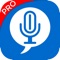 'Speech to Text - Voice to Text Pro' or SpeechTexter is a powerful voice to text app, that provides continuous speech recognition with custom dictionary (punctuation marks, phone numbers, addresses, etc), that helps you create long essays, posts, reports using only your voice