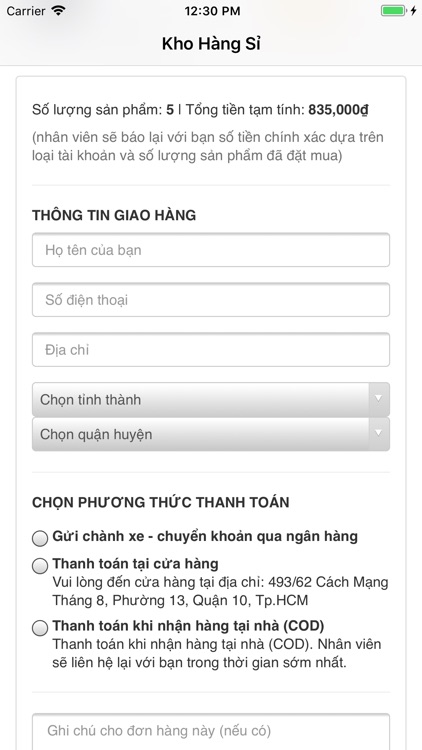 Kho Hàng Sỉ screenshot-4