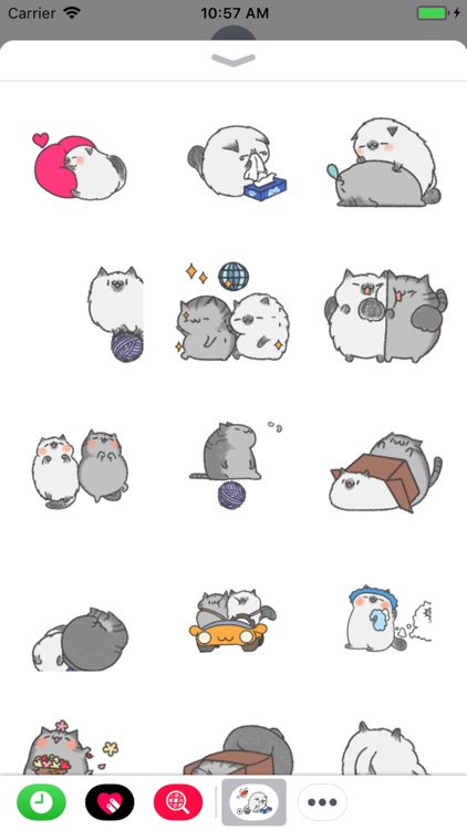 Animated Cat and Bunny Sticker