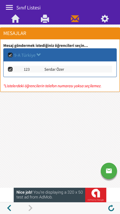 Sınıf Defterim Screenshot 4 - AppWisp.com Sınıf Defterim Screenshot 4 - AppWisp.com
