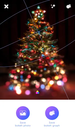 Captura de pantalla de Bokeh+ en iPhone 2