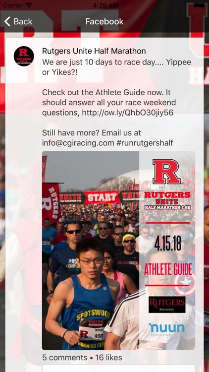 Rutgers Unite Half Marathon screenshot-3