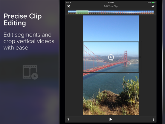 Clipper - Instant Video Editor iPad app afbeelding 3
