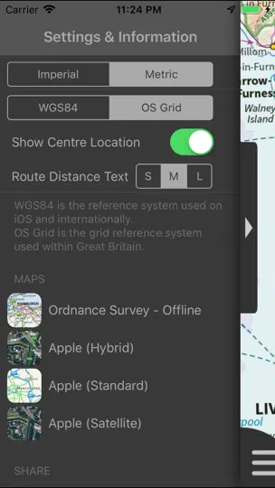 Screenshot von Fylde Maps Offline auf dem iPhone 7