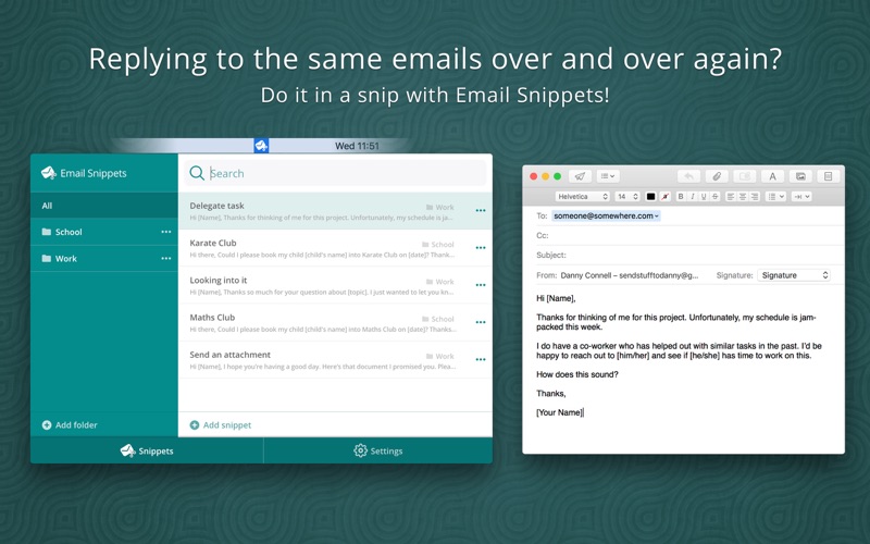 How to cancel & delete email snippets 4