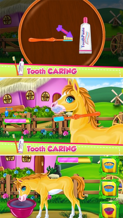 Pony Horse Caring