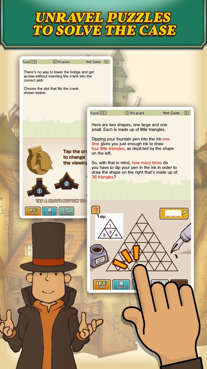 Layton: Curious Village in HD screenshot-2