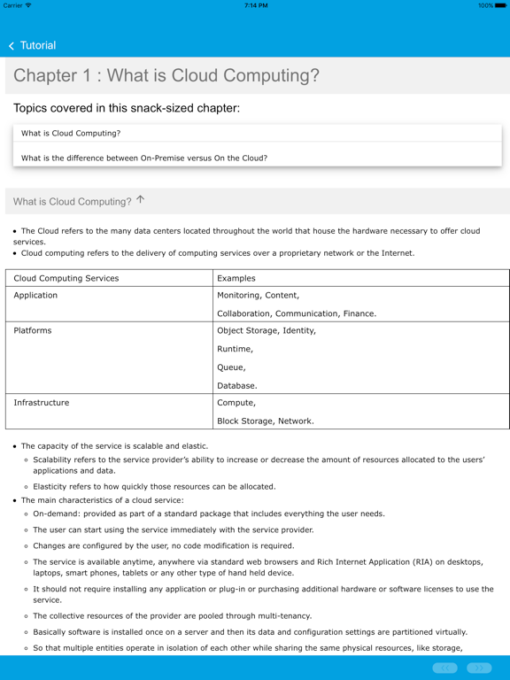 Learn AWS Edition iPad screenshot 4 - Education app