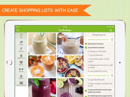 Screenshot #5 pour Smoothie Recipes Pro - Get healthy and lose weight