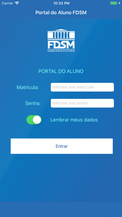 Screenshot #1 pour Portal do Aluno FDSM