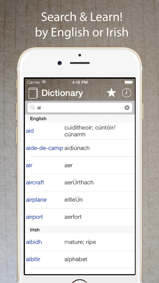 Irish English Dictionary + - 5.0.0 - (iOS)