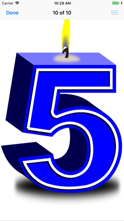 Numbered Candle Sticker Pack screenshot-6