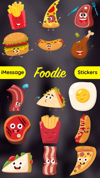 Foodie - Funny Food Emoji Text Chat Sticker Pack