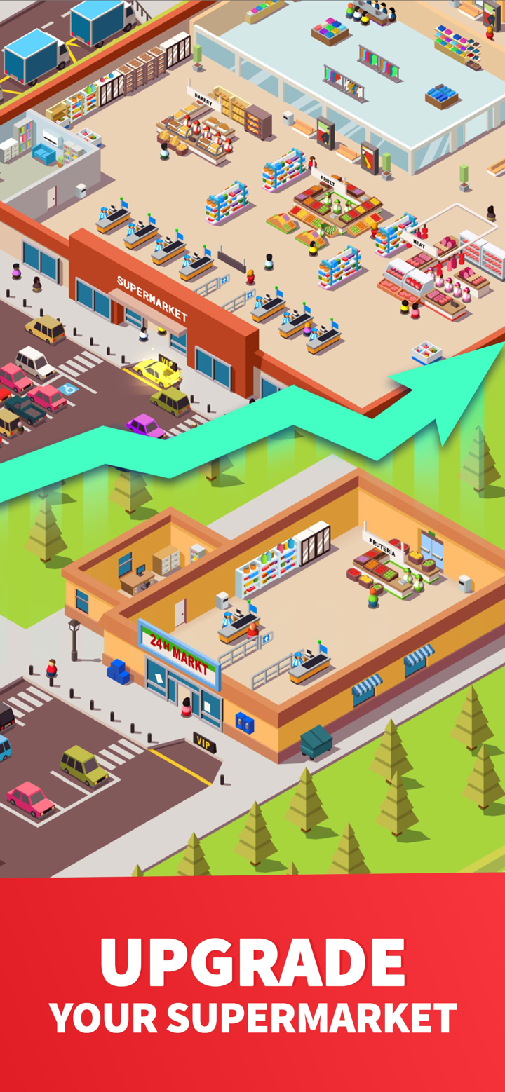 Idle Supermarket Tycoon - Shop screenshot 4