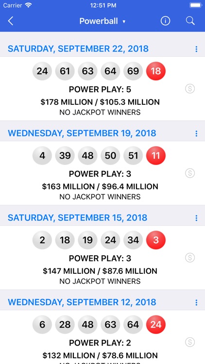 Lotto Results + Lottery in US screenshot-4