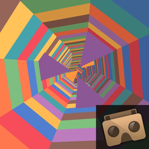 VR Color Tunnel Race-Time Travel Virtual Reality iOS App