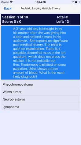 Game screenshot Pediatric Surgery Board Review mod apk