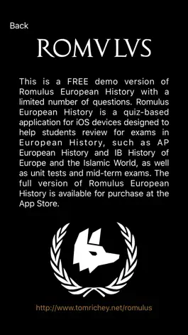 Game screenshot Romulus European History LITE apk