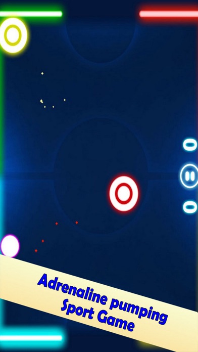 Screenshot #1 pour Neon Air Hockey Play