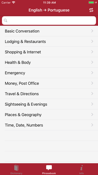 Accio: Portuguese-English Screenshot