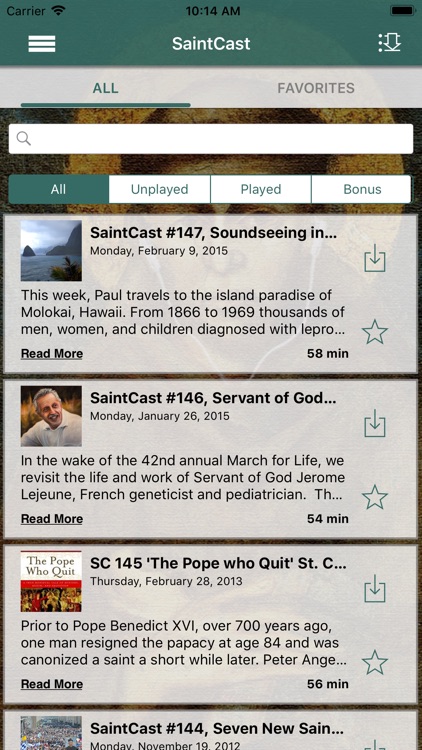 The SaintCast App