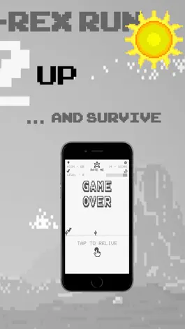 Game screenshot Lonely T-Rex Run 2: Level Up apk