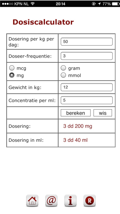 Dosiscalculatorのおすすめ画像2