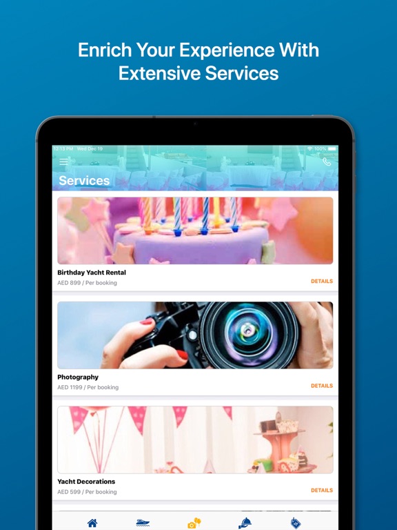 Asfar Yachts iPad screenshot 5 - Travel app