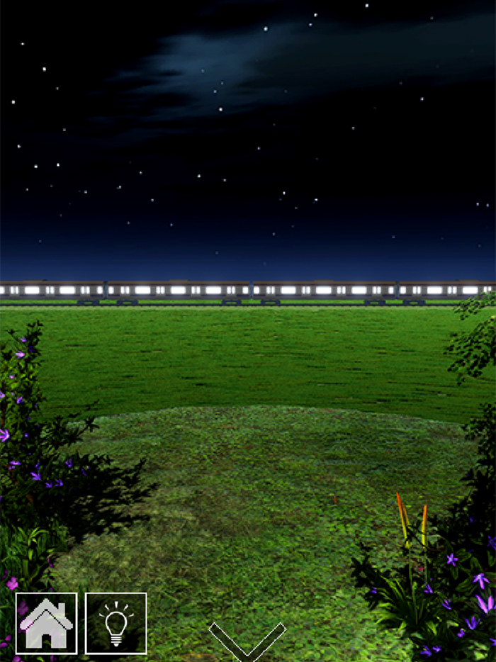 脱出ゲーム　電車のある道