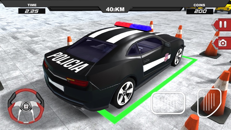 Police Car Parking Simulator: Driving School Game screenshot-4
