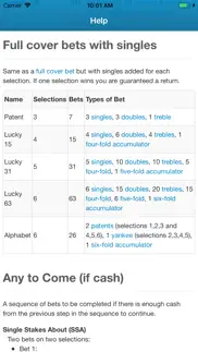 bet calculator uk iphone capturas de pantalla 3
