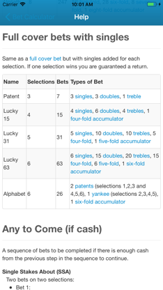 Bet Calculator UK screenshot 3