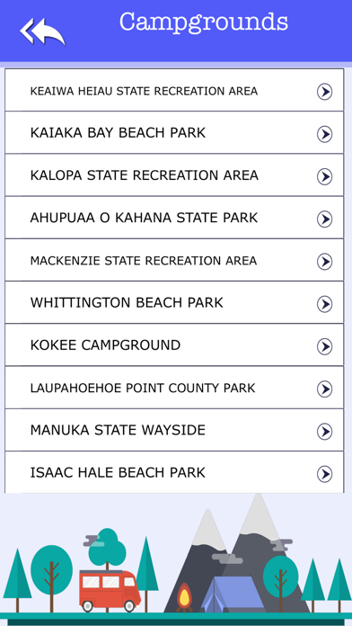 Hawail Camping & State Parks screenshot 3